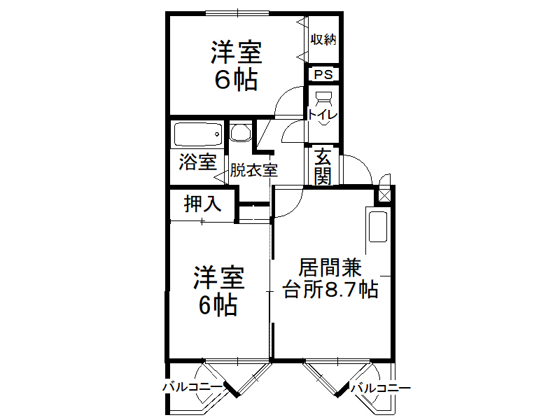 不動産賃貸 間取り