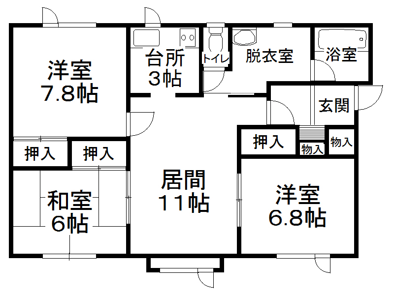 不動産賃貸 間取り