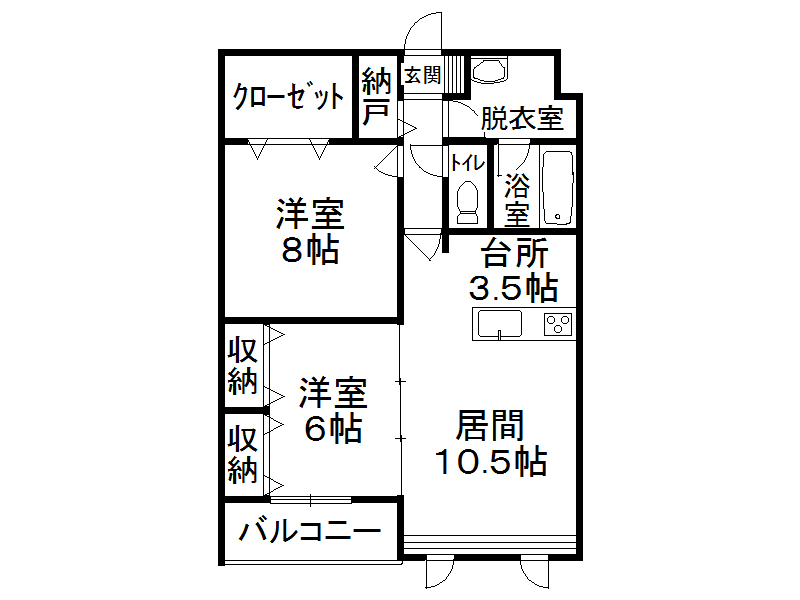 不動産賃貸 間取り