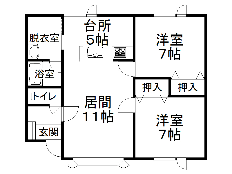 不動産賃貸 間取り