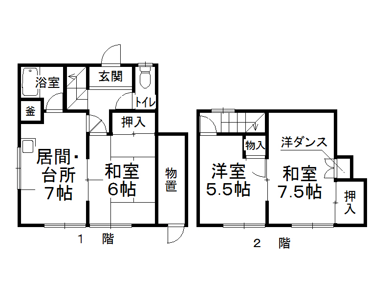 不動産賃貸 間取り