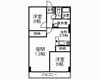 不動産賃貸 間取り
