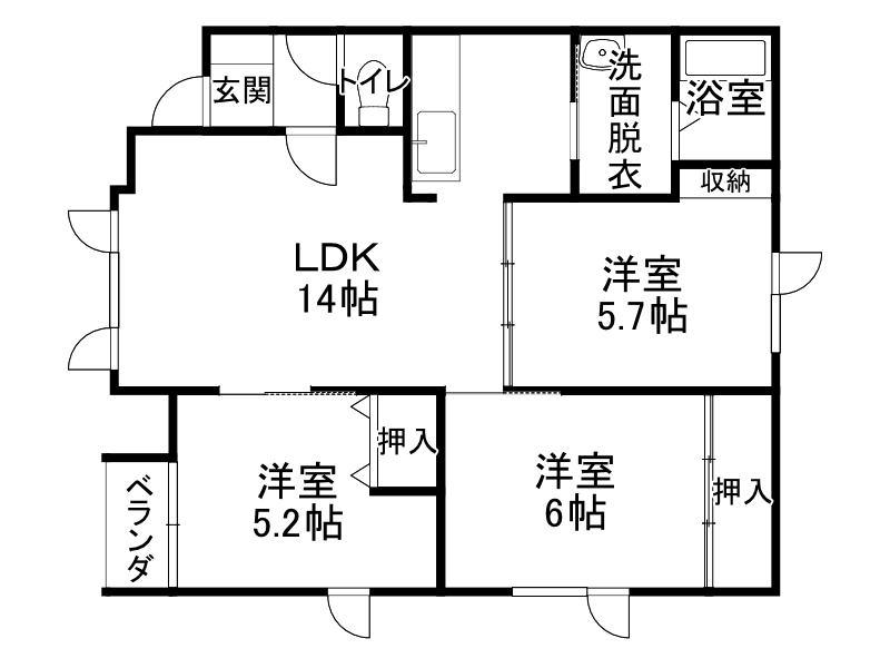 不動産賃貸 間取り