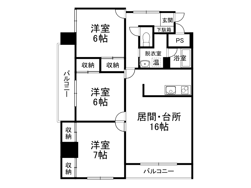 不動産賃貸 間取り