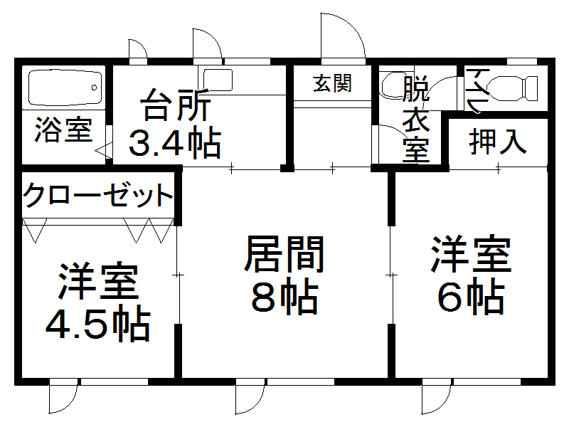 不動産賃貸 間取り