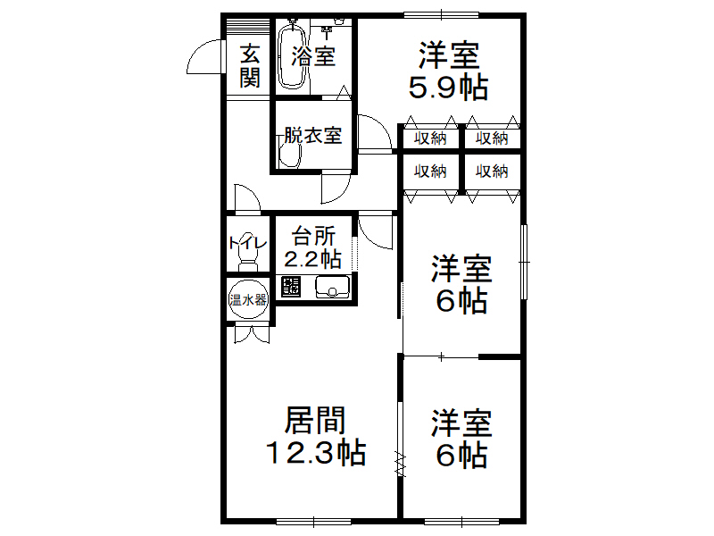 不動産賃貸 間取り