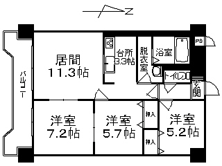 不動産賃貸 間取り