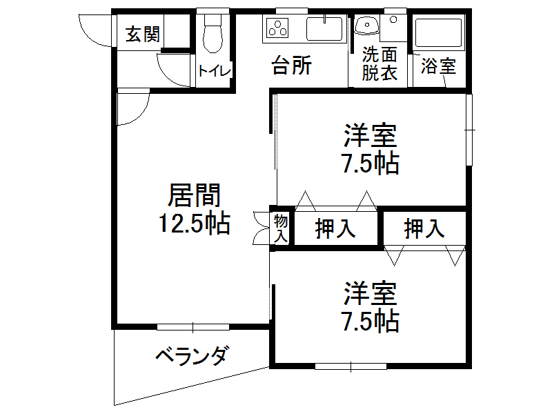 不動産賃貸 間取り