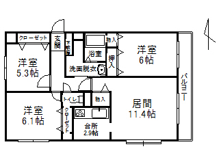 不動産賃貸 間取り