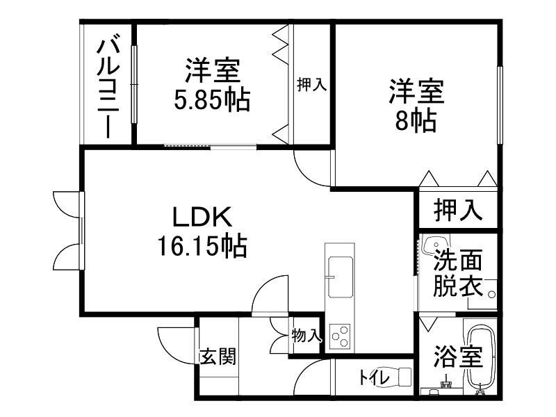 不動産賃貸 間取り