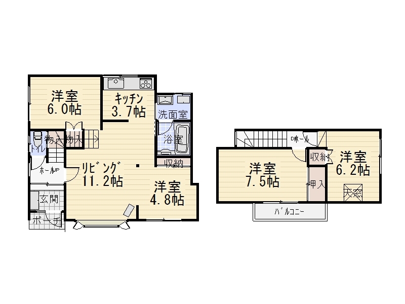 不動産賃貸 間取り