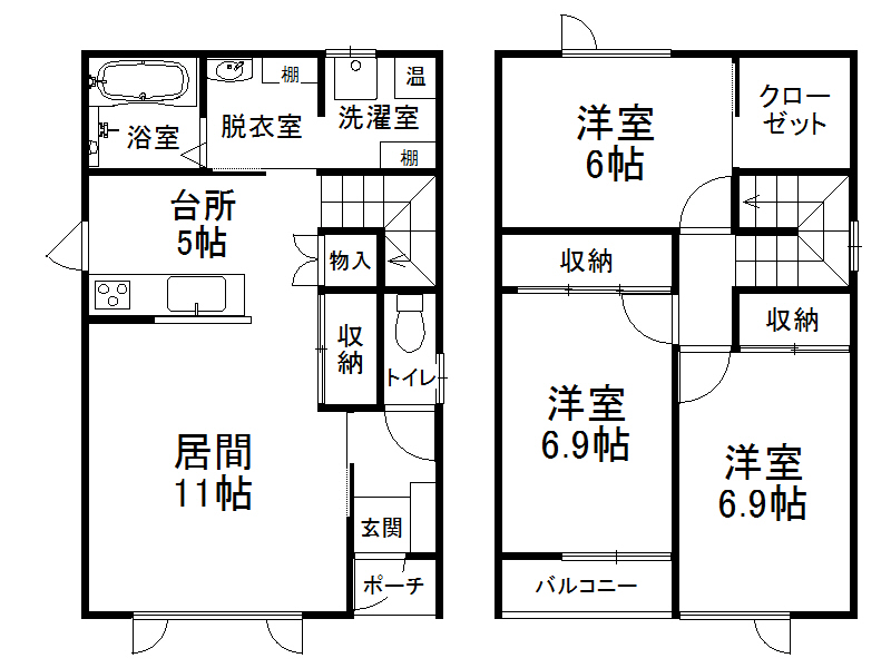 不動産賃貸 間取り