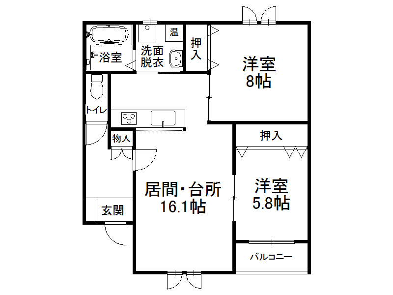 不動産賃貸 間取り