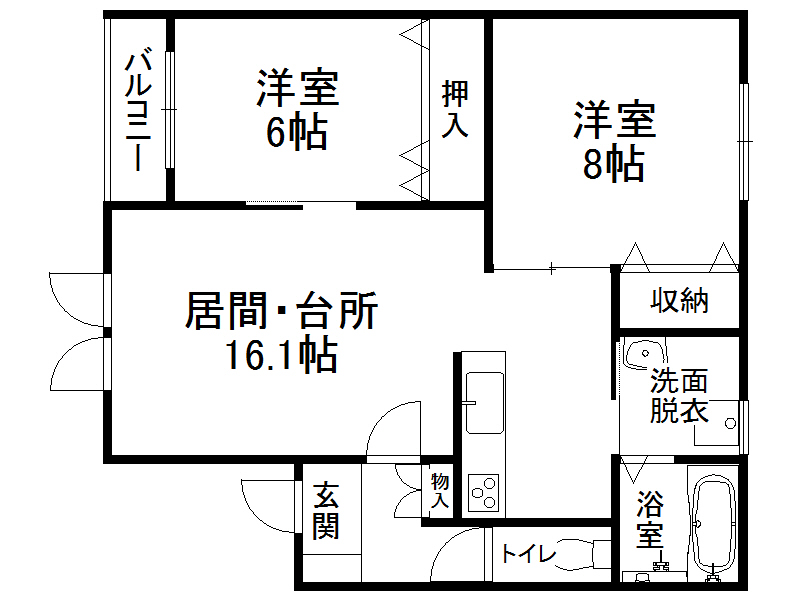 不動産賃貸 間取り