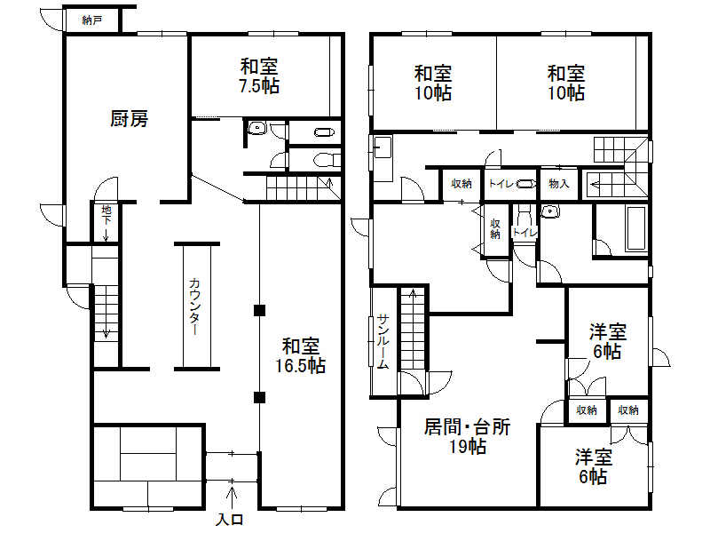 不動産賃貸 間取り