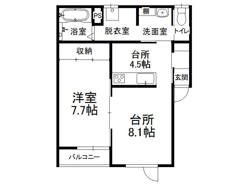 不動産賃貸 間取り