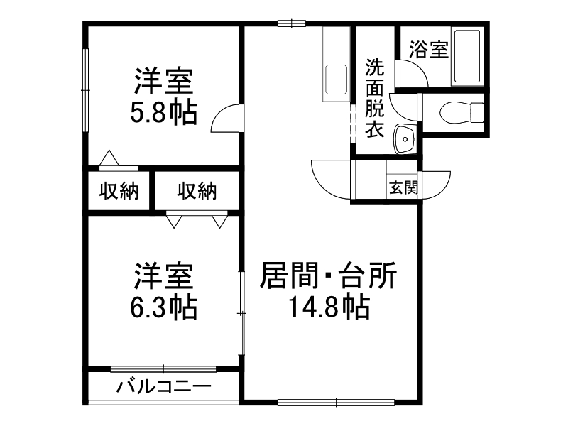 不動産賃貸 間取り