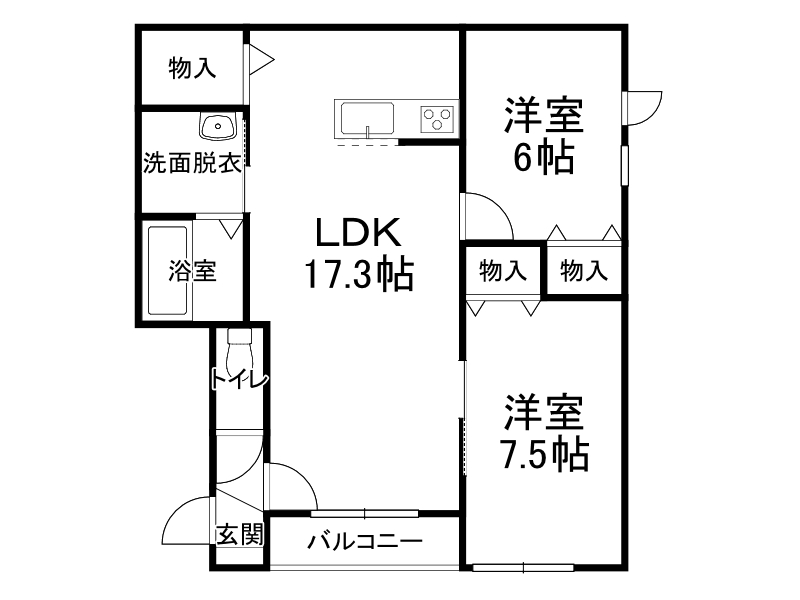 不動産賃貸 間取り