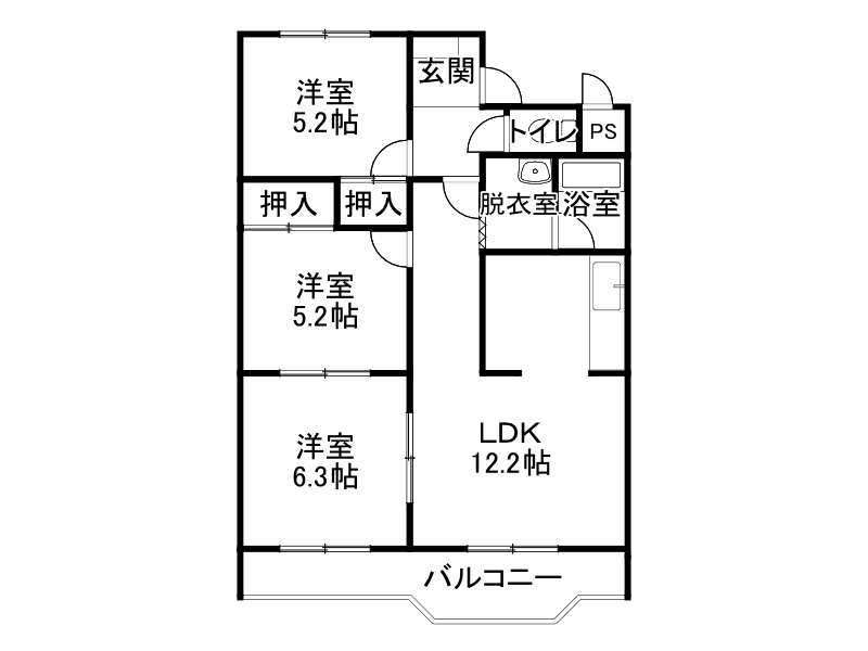 不動産賃貸 間取り