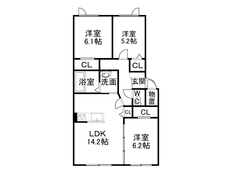 不動産賃貸 間取り