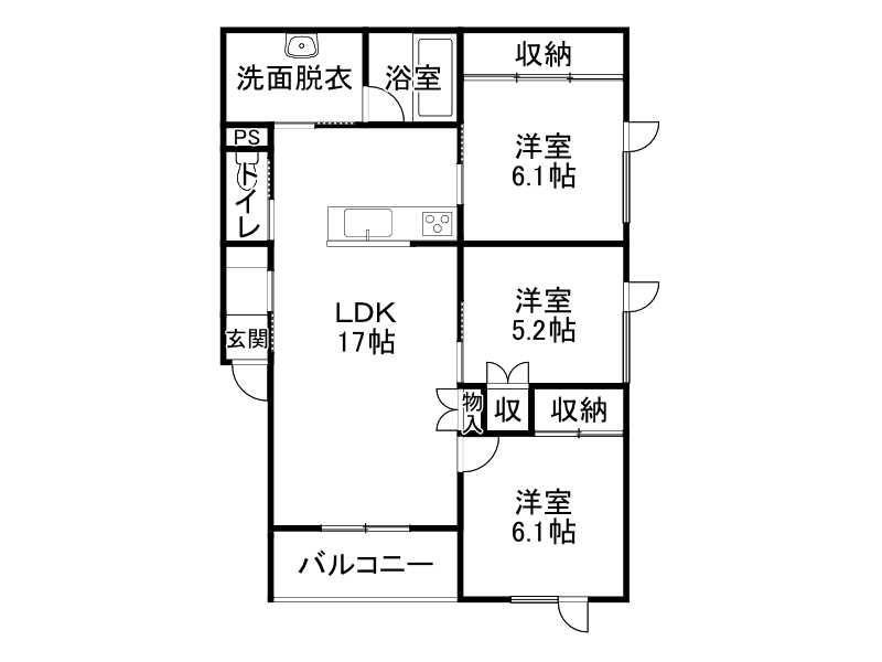 不動産賃貸 間取り
