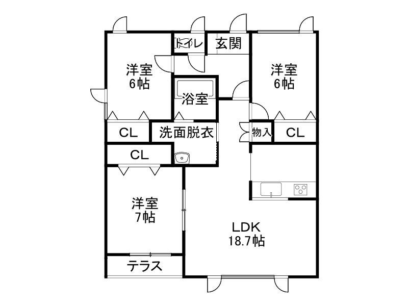 不動産賃貸 間取り