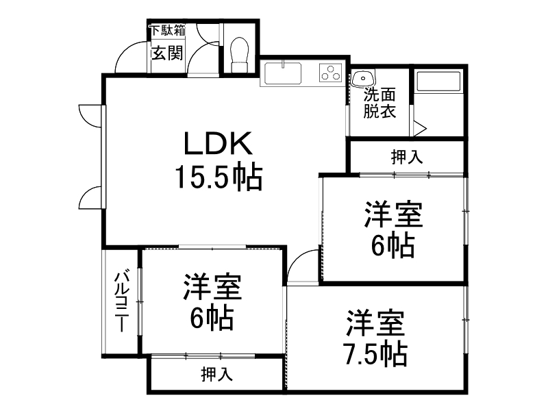 不動産賃貸 間取り
