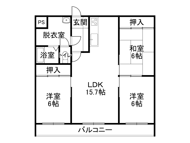 不動産賃貸 間取り
