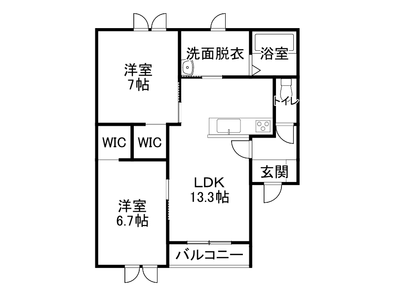 不動産賃貸 間取り