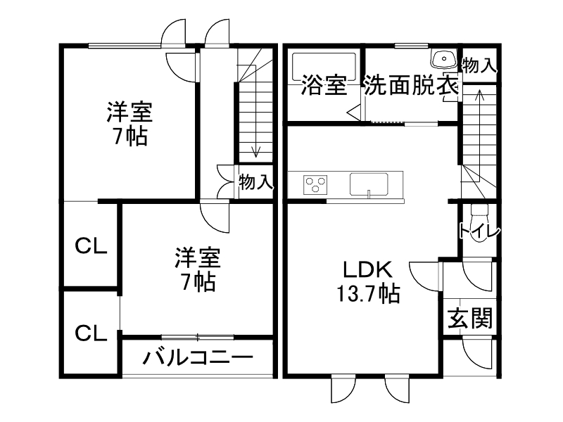 不動産賃貸 間取り