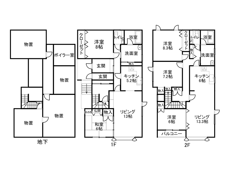 不動産賃貸 間取り