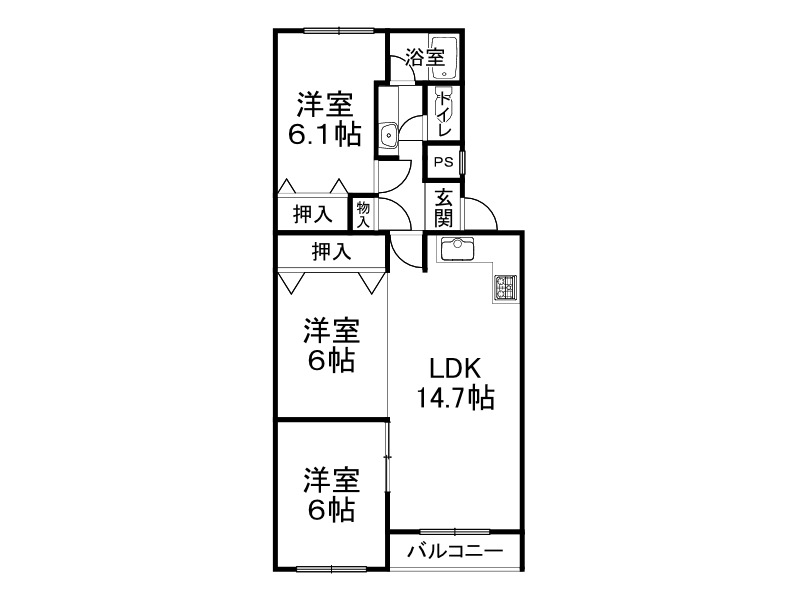 不動産賃貸 間取り