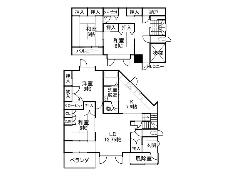 不動産賃貸 間取り